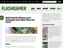 Tablet Screenshot of flashgamer.com